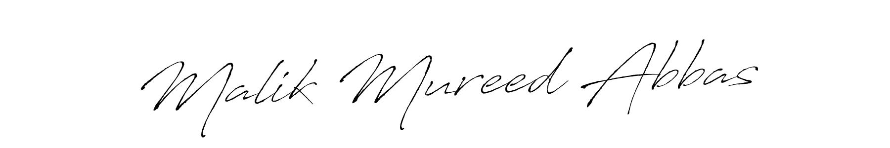 Make a beautiful signature design for name Malik Mureed Abbas. With this signature (Antro_Vectra) style, you can create a handwritten signature for free. Malik Mureed Abbas signature style 6 images and pictures png
