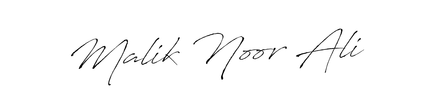 How to make Malik Noor Ali signature? Antro_Vectra is a professional autograph style. Create handwritten signature for Malik Noor Ali name. Malik Noor Ali signature style 6 images and pictures png