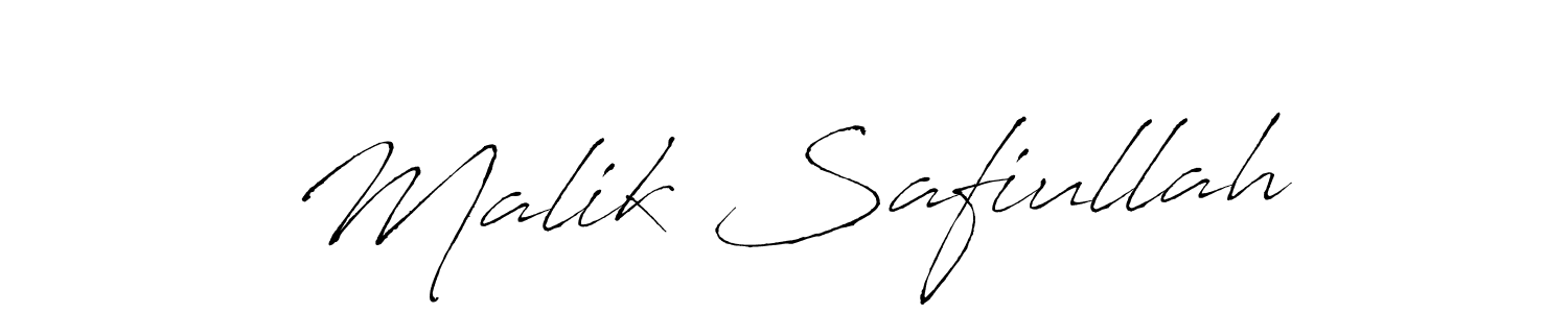 Also You can easily find your signature by using the search form. We will create Malik Safiullah name handwritten signature images for you free of cost using Antro_Vectra sign style. Malik Safiullah signature style 6 images and pictures png