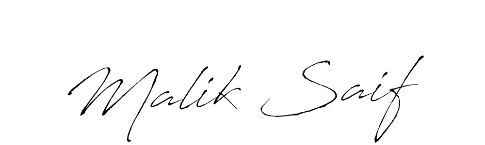 Use a signature maker to create a handwritten signature online. With this signature software, you can design (Antro_Vectra) your own signature for name Malik Saif. Malik Saif signature style 6 images and pictures png