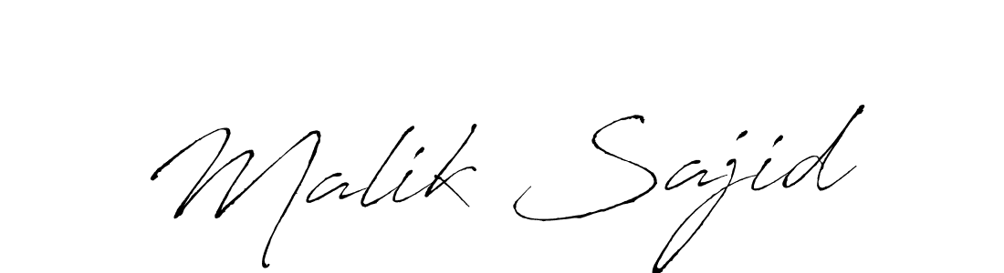 The best way (Antro_Vectra) to make a short signature is to pick only two or three words in your name. The name Malik Sajid include a total of six letters. For converting this name. Malik Sajid signature style 6 images and pictures png