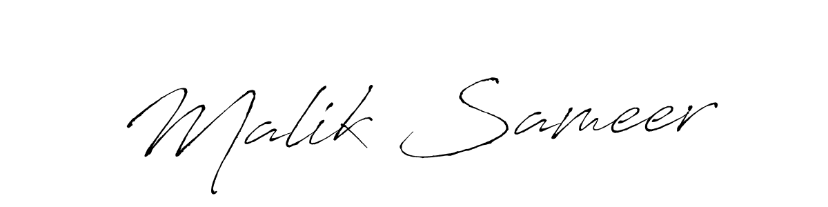 This is the best signature style for the Malik Sameer name. Also you like these signature font (Antro_Vectra). Mix name signature. Malik Sameer signature style 6 images and pictures png