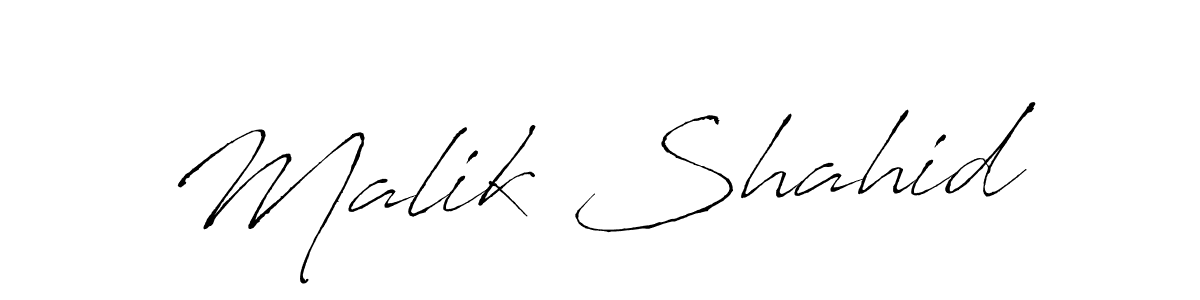 Once you've used our free online signature maker to create your best signature Antro_Vectra style, it's time to enjoy all of the benefits that Malik Shahid name signing documents. Malik Shahid signature style 6 images and pictures png