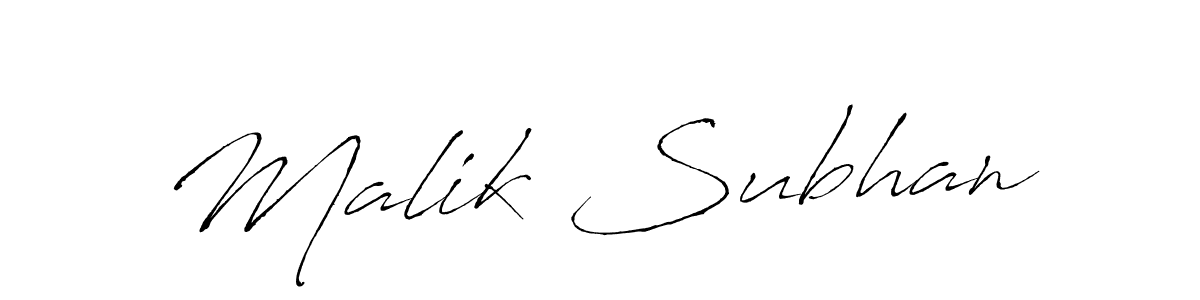 You should practise on your own different ways (Antro_Vectra) to write your name (Malik Subhan) in signature. don't let someone else do it for you. Malik Subhan signature style 6 images and pictures png