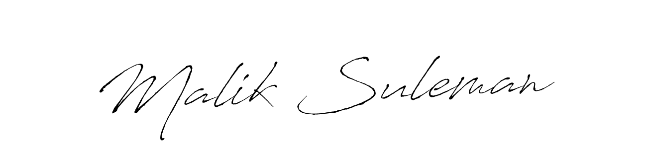 Make a short Malik Suleman signature style. Manage your documents anywhere anytime using Antro_Vectra. Create and add eSignatures, submit forms, share and send files easily. Malik Suleman signature style 6 images and pictures png