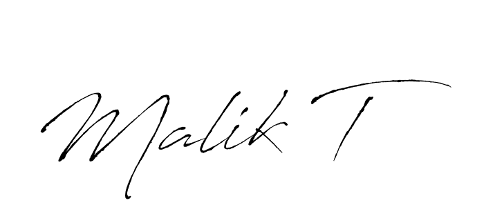 You should practise on your own different ways (Antro_Vectra) to write your name (Malik T) in signature. don't let someone else do it for you. Malik T signature style 6 images and pictures png