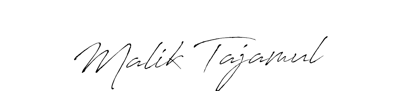 Antro_Vectra is a professional signature style that is perfect for those who want to add a touch of class to their signature. It is also a great choice for those who want to make their signature more unique. Get Malik Tajamul name to fancy signature for free. Malik Tajamul signature style 6 images and pictures png