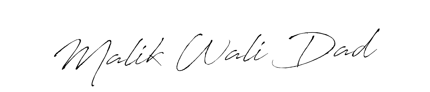 You can use this online signature creator to create a handwritten signature for the name Malik Wali Dad. This is the best online autograph maker. Malik Wali Dad signature style 6 images and pictures png