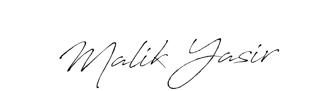 Also You can easily find your signature by using the search form. We will create Malik Yasir name handwritten signature images for you free of cost using Antro_Vectra sign style. Malik Yasir signature style 6 images and pictures png