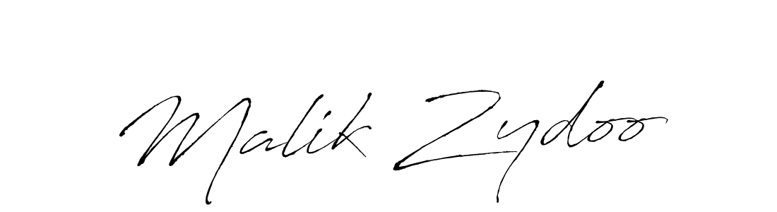 Also we have Malik Zydoo name is the best signature style. Create professional handwritten signature collection using Antro_Vectra autograph style. Malik Zydoo signature style 6 images and pictures png