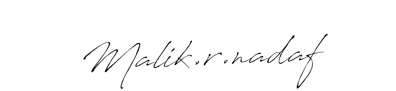 Also You can easily find your signature by using the search form. We will create Malik.r.nadaf name handwritten signature images for you free of cost using Antro_Vectra sign style. Malik.r.nadaf signature style 6 images and pictures png