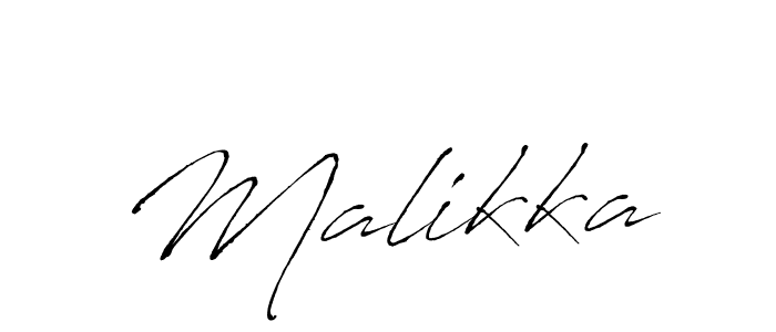 How to make Malikka signature? Antro_Vectra is a professional autograph style. Create handwritten signature for Malikka name. Malikka signature style 6 images and pictures png