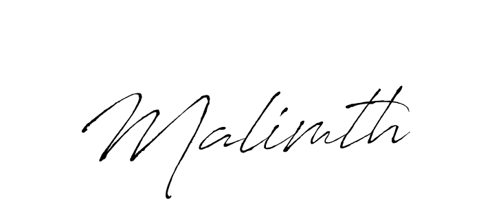 How to make Malimth signature? Antro_Vectra is a professional autograph style. Create handwritten signature for Malimth name. Malimth signature style 6 images and pictures png