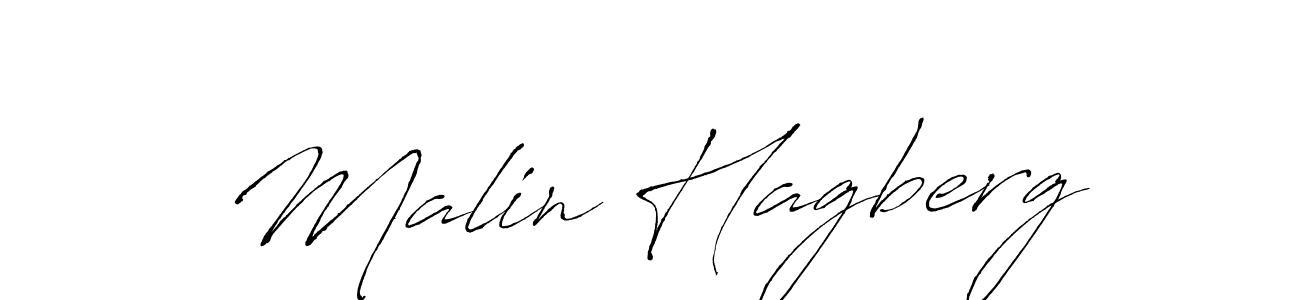Make a beautiful signature design for name Malin Hagberg. With this signature (Antro_Vectra) style, you can create a handwritten signature for free. Malin Hagberg signature style 6 images and pictures png