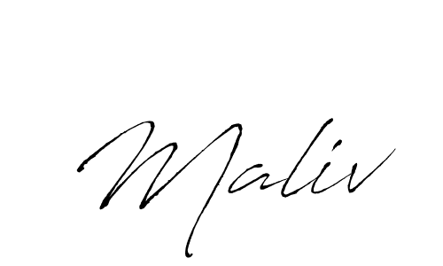 You should practise on your own different ways (Antro_Vectra) to write your name (Maliv) in signature. don't let someone else do it for you. Maliv signature style 6 images and pictures png