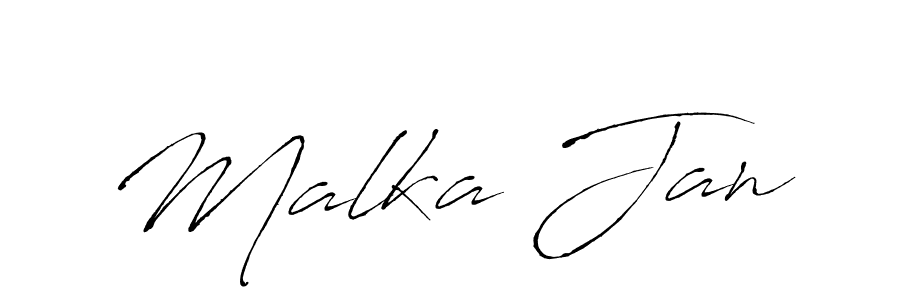 Malka Jan stylish signature style. Best Handwritten Sign (Antro_Vectra) for my name. Handwritten Signature Collection Ideas for my name Malka Jan. Malka Jan signature style 6 images and pictures png