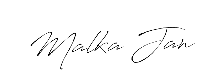 Malka Jan stylish signature style. Best Handwritten Sign (Antro_Vectra) for my name. Handwritten Signature Collection Ideas for my name Malka Jan. Malka Jan signature style 6 images and pictures png