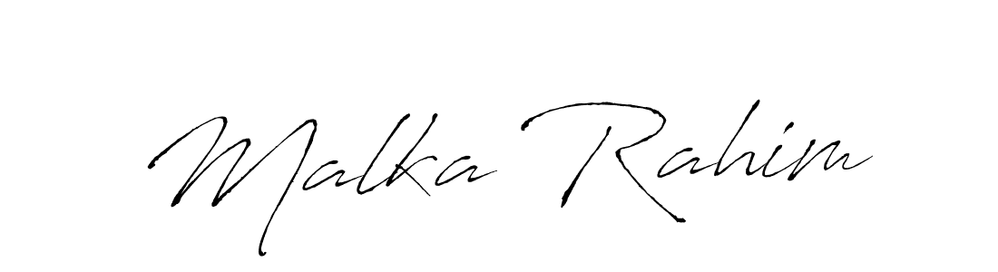 Once you've used our free online signature maker to create your best signature Antro_Vectra style, it's time to enjoy all of the benefits that Malka Rahim name signing documents. Malka Rahim signature style 6 images and pictures png