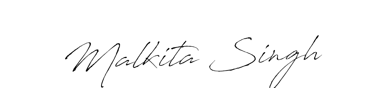 Similarly Antro_Vectra is the best handwritten signature design. Signature creator online .You can use it as an online autograph creator for name Malkita Singh. Malkita Singh signature style 6 images and pictures png