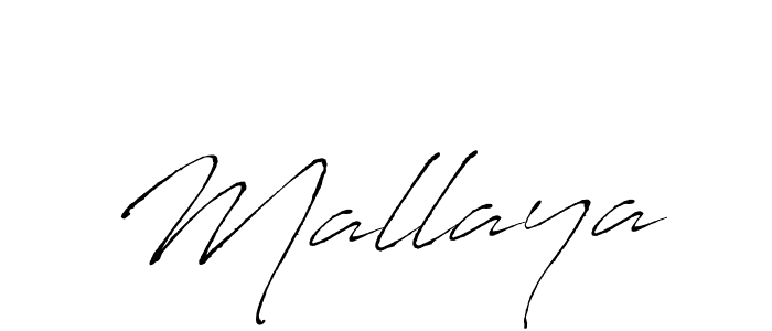Create a beautiful signature design for name Mallaya. With this signature (Antro_Vectra) fonts, you can make a handwritten signature for free. Mallaya signature style 6 images and pictures png