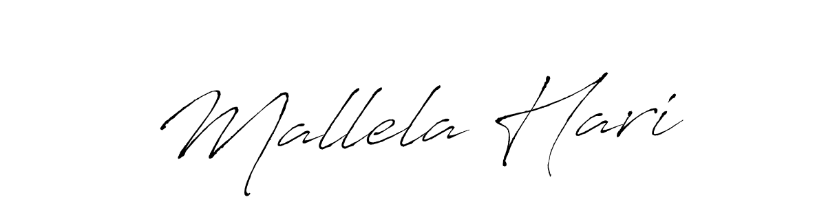 Antro_Vectra is a professional signature style that is perfect for those who want to add a touch of class to their signature. It is also a great choice for those who want to make their signature more unique. Get Mallela Hari name to fancy signature for free. Mallela Hari signature style 6 images and pictures png