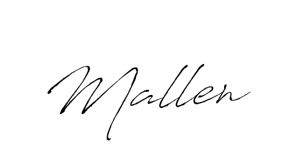 Make a beautiful signature design for name Mallen. Use this online signature maker to create a handwritten signature for free. Mallen signature style 6 images and pictures png