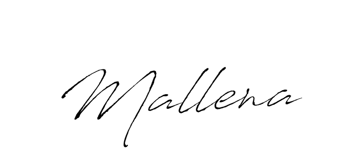 How to make Mallena name signature. Use Antro_Vectra style for creating short signs online. This is the latest handwritten sign. Mallena signature style 6 images and pictures png