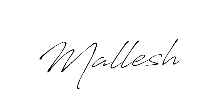 Create a beautiful signature design for name Mallesh. With this signature (Antro_Vectra) fonts, you can make a handwritten signature for free. Mallesh signature style 6 images and pictures png