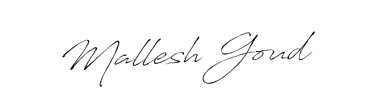 Mallesh Goud stylish signature style. Best Handwritten Sign (Antro_Vectra) for my name. Handwritten Signature Collection Ideas for my name Mallesh Goud. Mallesh Goud signature style 6 images and pictures png