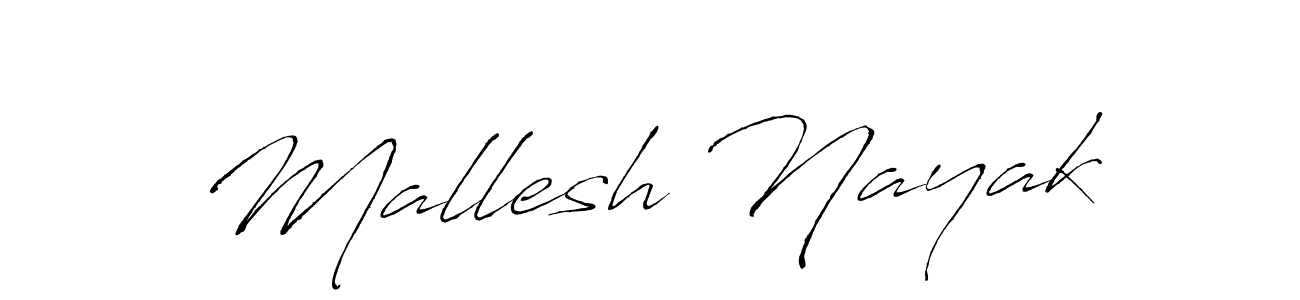 Mallesh Nayak stylish signature style. Best Handwritten Sign (Antro_Vectra) for my name. Handwritten Signature Collection Ideas for my name Mallesh Nayak. Mallesh Nayak signature style 6 images and pictures png