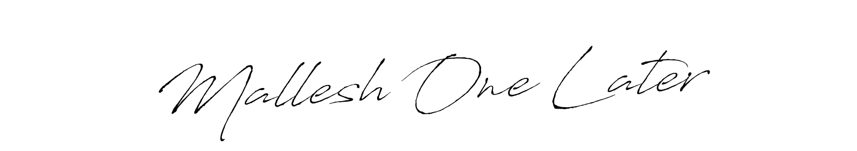 Also You can easily find your signature by using the search form. We will create Mallesh One Later name handwritten signature images for you free of cost using Antro_Vectra sign style. Mallesh One Later signature style 6 images and pictures png