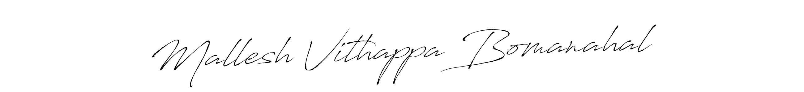 Use a signature maker to create a handwritten signature online. With this signature software, you can design (Antro_Vectra) your own signature for name Mallesh Vithappa Bomanahal. Mallesh Vithappa Bomanahal signature style 6 images and pictures png