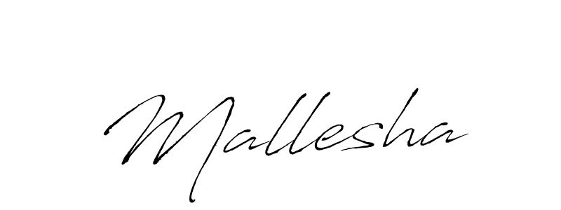 Create a beautiful signature design for name Mallesha. With this signature (Antro_Vectra) fonts, you can make a handwritten signature for free. Mallesha signature style 6 images and pictures png