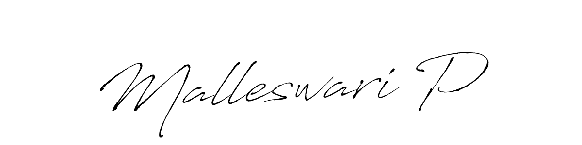 This is the best signature style for the Malleswari P name. Also you like these signature font (Antro_Vectra). Mix name signature. Malleswari P signature style 6 images and pictures png