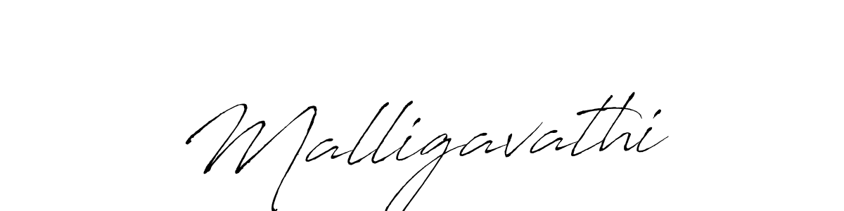 Design your own signature with our free online signature maker. With this signature software, you can create a handwritten (Antro_Vectra) signature for name Malligavathi. Malligavathi signature style 6 images and pictures png