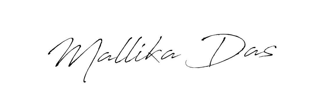 Create a beautiful signature design for name Mallika Das. With this signature (Antro_Vectra) fonts, you can make a handwritten signature for free. Mallika Das signature style 6 images and pictures png