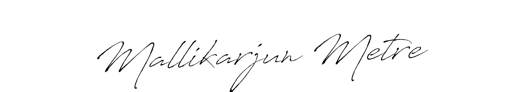 Mallikarjun Metre stylish signature style. Best Handwritten Sign (Antro_Vectra) for my name. Handwritten Signature Collection Ideas for my name Mallikarjun Metre. Mallikarjun Metre signature style 6 images and pictures png