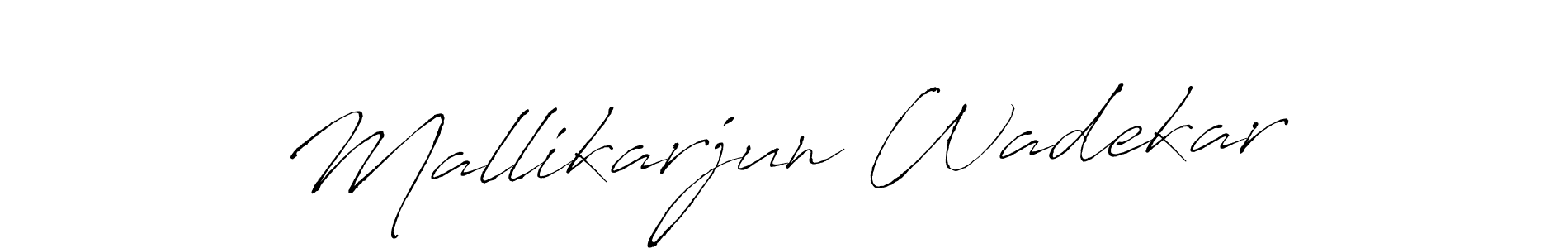 Design your own signature with our free online signature maker. With this signature software, you can create a handwritten (Antro_Vectra) signature for name Mallikarjun Wadekar. Mallikarjun Wadekar signature style 6 images and pictures png