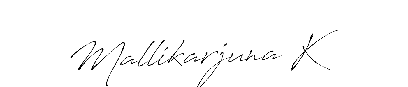 Antro_Vectra is a professional signature style that is perfect for those who want to add a touch of class to their signature. It is also a great choice for those who want to make their signature more unique. Get Mallikarjuna K name to fancy signature for free. Mallikarjuna K signature style 6 images and pictures png