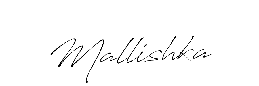 How to make Mallishka name signature. Use Antro_Vectra style for creating short signs online. This is the latest handwritten sign. Mallishka signature style 6 images and pictures png