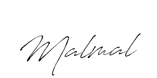 Make a beautiful signature design for name Malmal. With this signature (Antro_Vectra) style, you can create a handwritten signature for free. Malmal signature style 6 images and pictures png