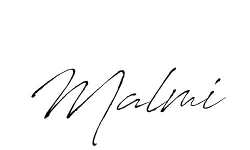 How to make Malmi name signature. Use Antro_Vectra style for creating short signs online. This is the latest handwritten sign. Malmi signature style 6 images and pictures png