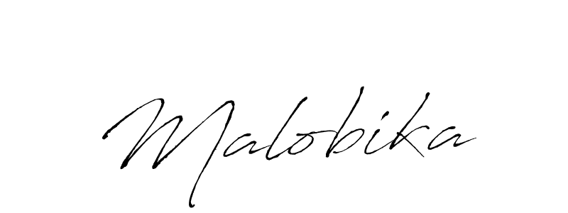 The best way (Antro_Vectra) to make a short signature is to pick only two or three words in your name. The name Malobika include a total of six letters. For converting this name. Malobika signature style 6 images and pictures png