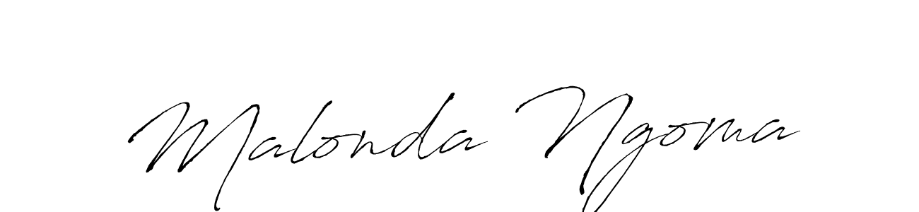 How to make Malonda Ngoma name signature. Use Antro_Vectra style for creating short signs online. This is the latest handwritten sign. Malonda Ngoma signature style 6 images and pictures png