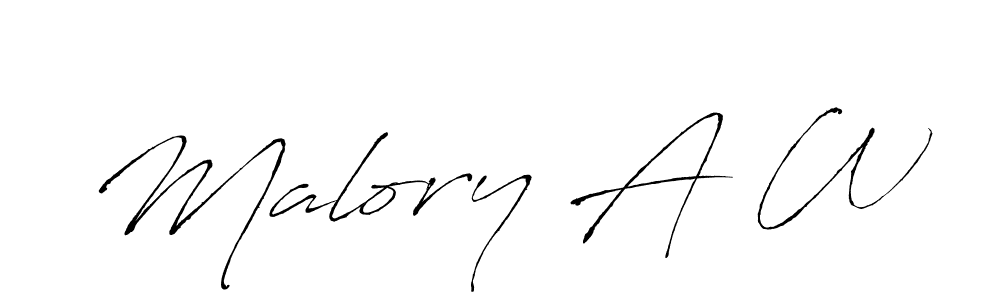 This is the best signature style for the Malory A W name. Also you like these signature font (Antro_Vectra). Mix name signature. Malory A W signature style 6 images and pictures png