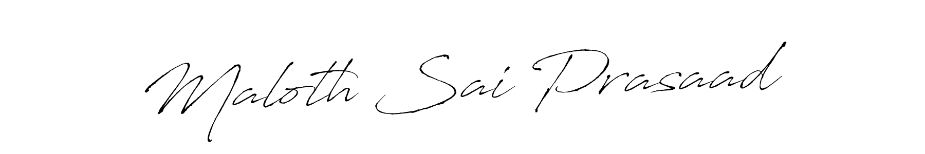 Also You can easily find your signature by using the search form. We will create Maloth Sai Prasaad name handwritten signature images for you free of cost using Antro_Vectra sign style. Maloth Sai Prasaad signature style 6 images and pictures png