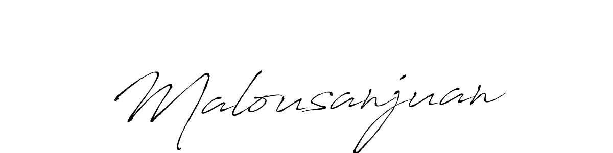 How to make Malousanjuan signature? Antro_Vectra is a professional autograph style. Create handwritten signature for Malousanjuan name. Malousanjuan signature style 6 images and pictures png