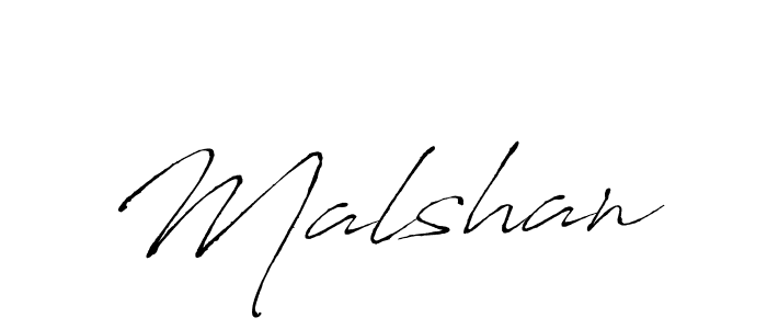 Design your own signature with our free online signature maker. With this signature software, you can create a handwritten (Antro_Vectra) signature for name Malshan. Malshan signature style 6 images and pictures png