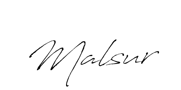 You should practise on your own different ways (Antro_Vectra) to write your name (Malsur) in signature. don't let someone else do it for you. Malsur signature style 6 images and pictures png
