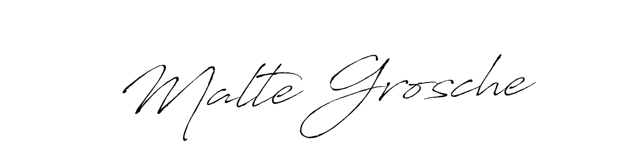 You can use this online signature creator to create a handwritten signature for the name Malte Grosche. This is the best online autograph maker. Malte Grosche signature style 6 images and pictures png